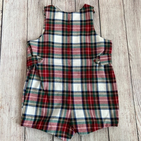 Hartstrings Baby Christmas Plaid Romper 18 Months - Picture 5 of 5